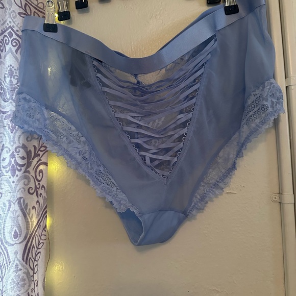 Torrid Blue Lace Panties - Picture 5 of 8